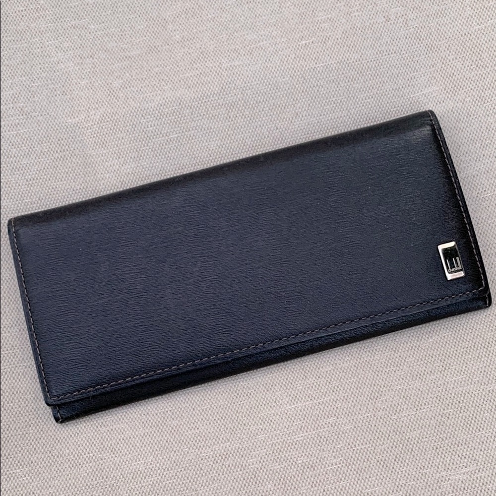 Dunhill Black Wallet Sleek Minimalist Design